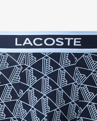 Men's 3-Pack Monogram Print Boxer Briefs