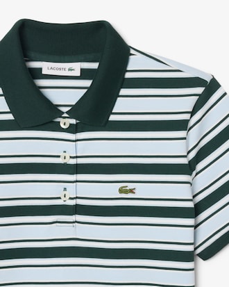 Striped Cotton Polo Dress