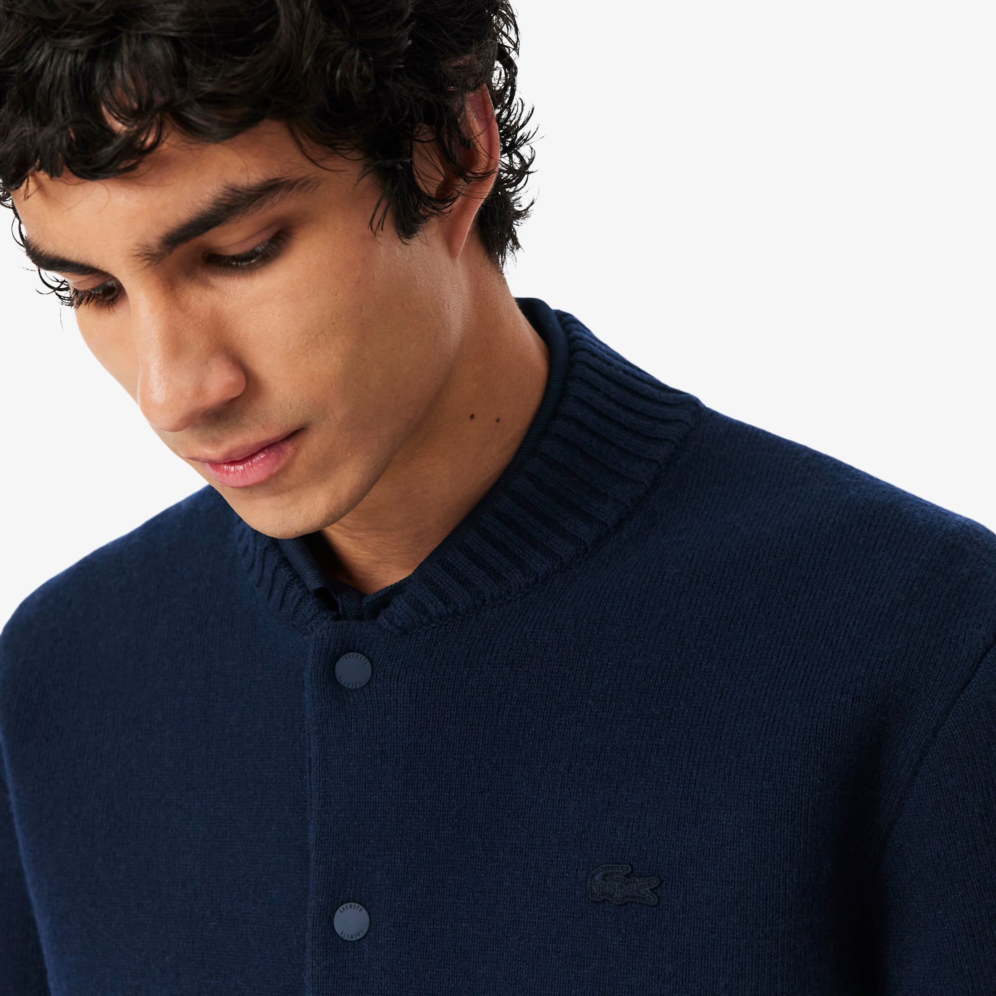 Men's Merino Wool Jersey Bomber Jacket