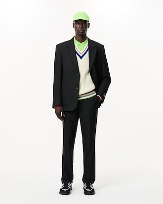 Pantalones de traje de pierna recta para hombre