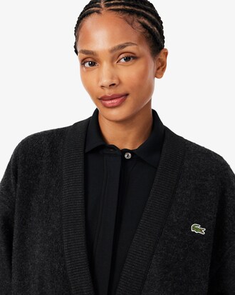 C&aacute;rdigan Oversized de Lana Afieltrada
