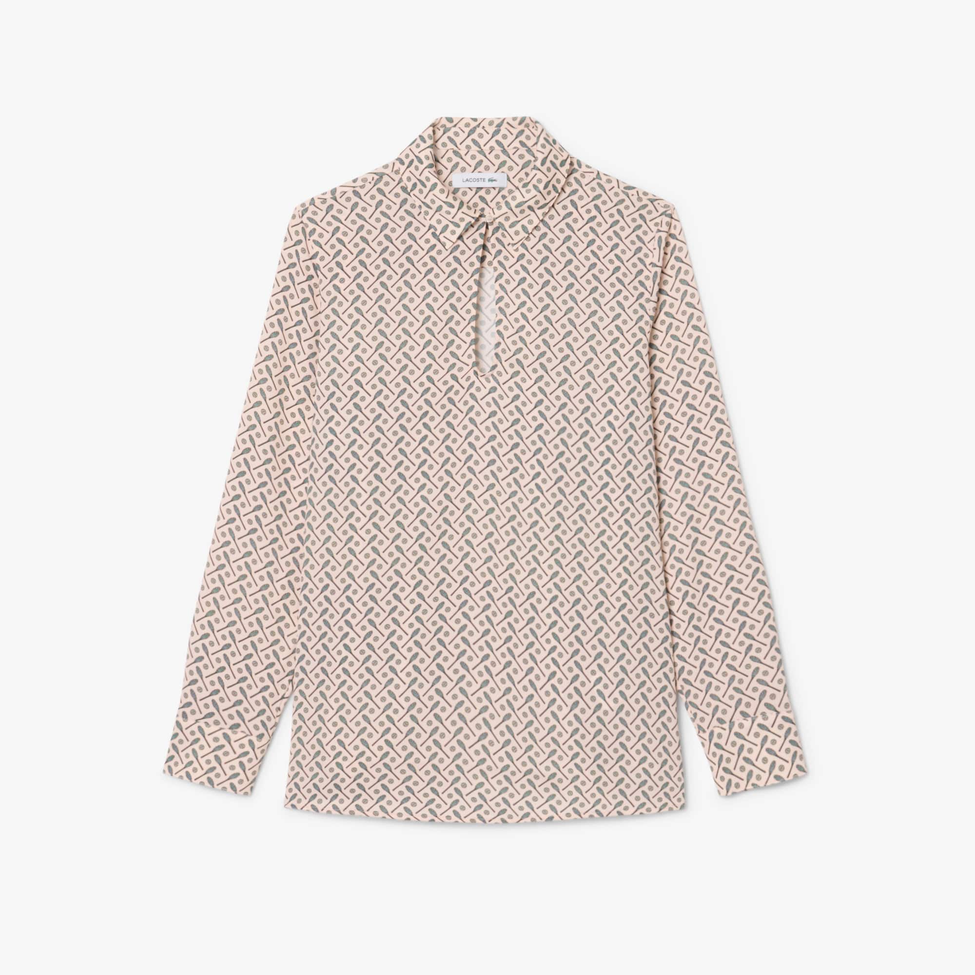 Regular Fit Printed Popover Shirt