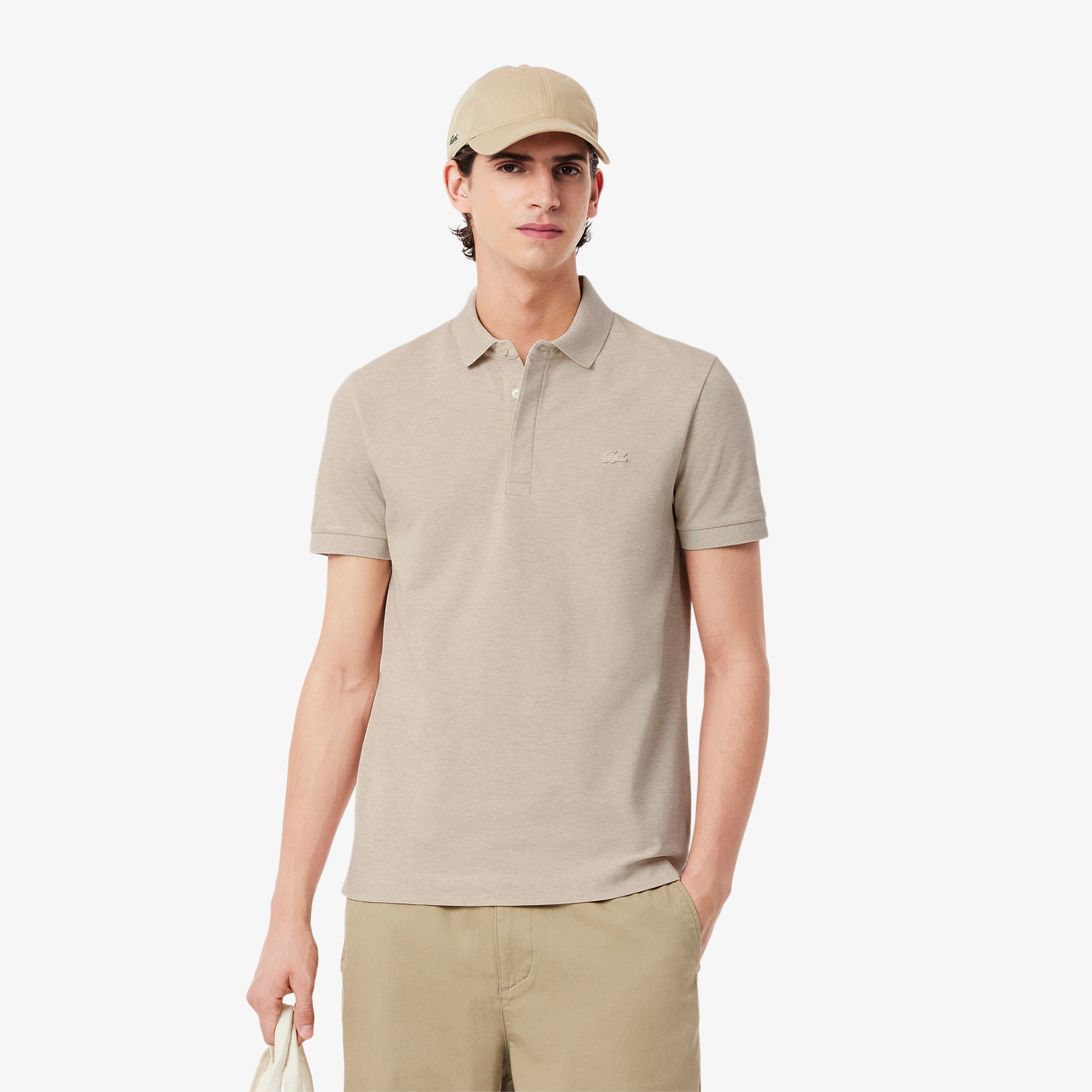 Men's Regular Fit Paris Stretch Piqué Polo - Polo Shirts