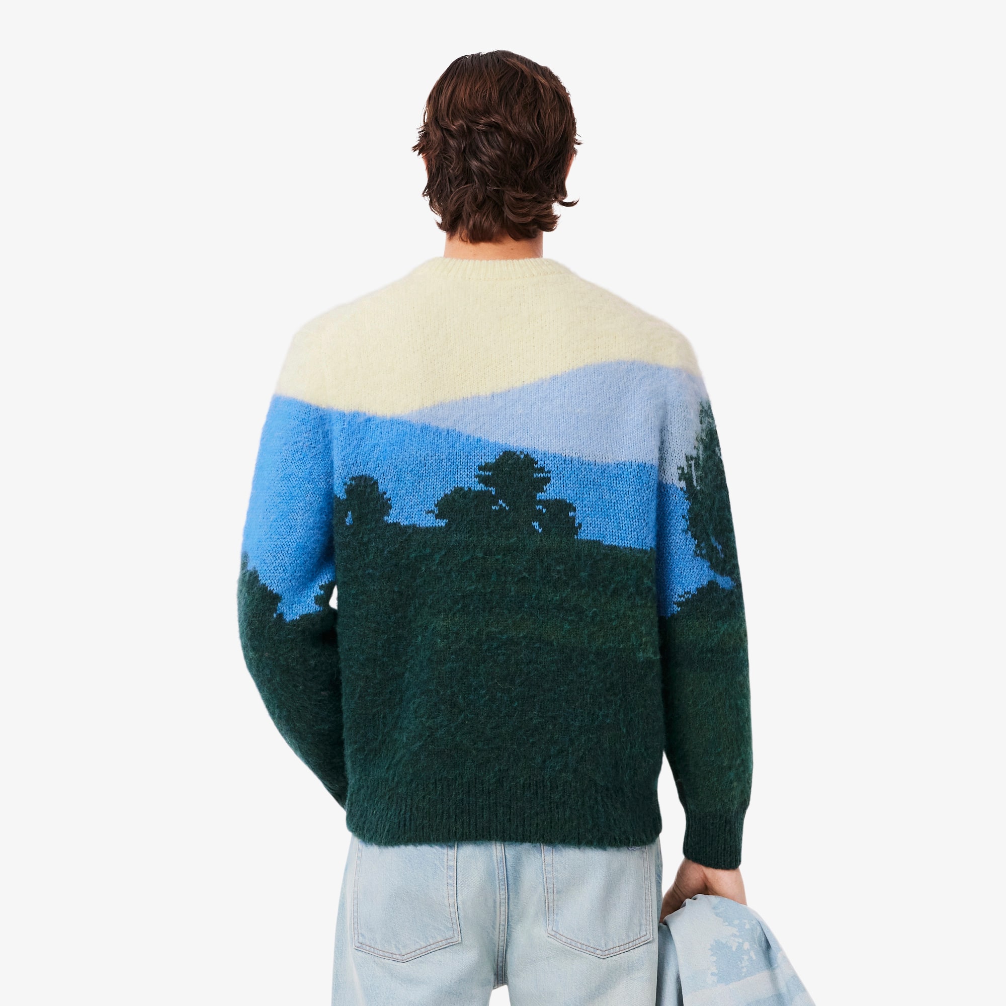 Men's Landscape Alpaca Wool Sweater