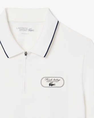 Ultra Dry Badge Accent Tennis Heritage Polo Shirt