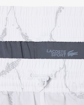 Reflective Print Lined Tennis Shorts