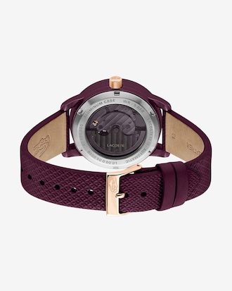 Lacoste.12.12 Auto Leather Automatic Watch
