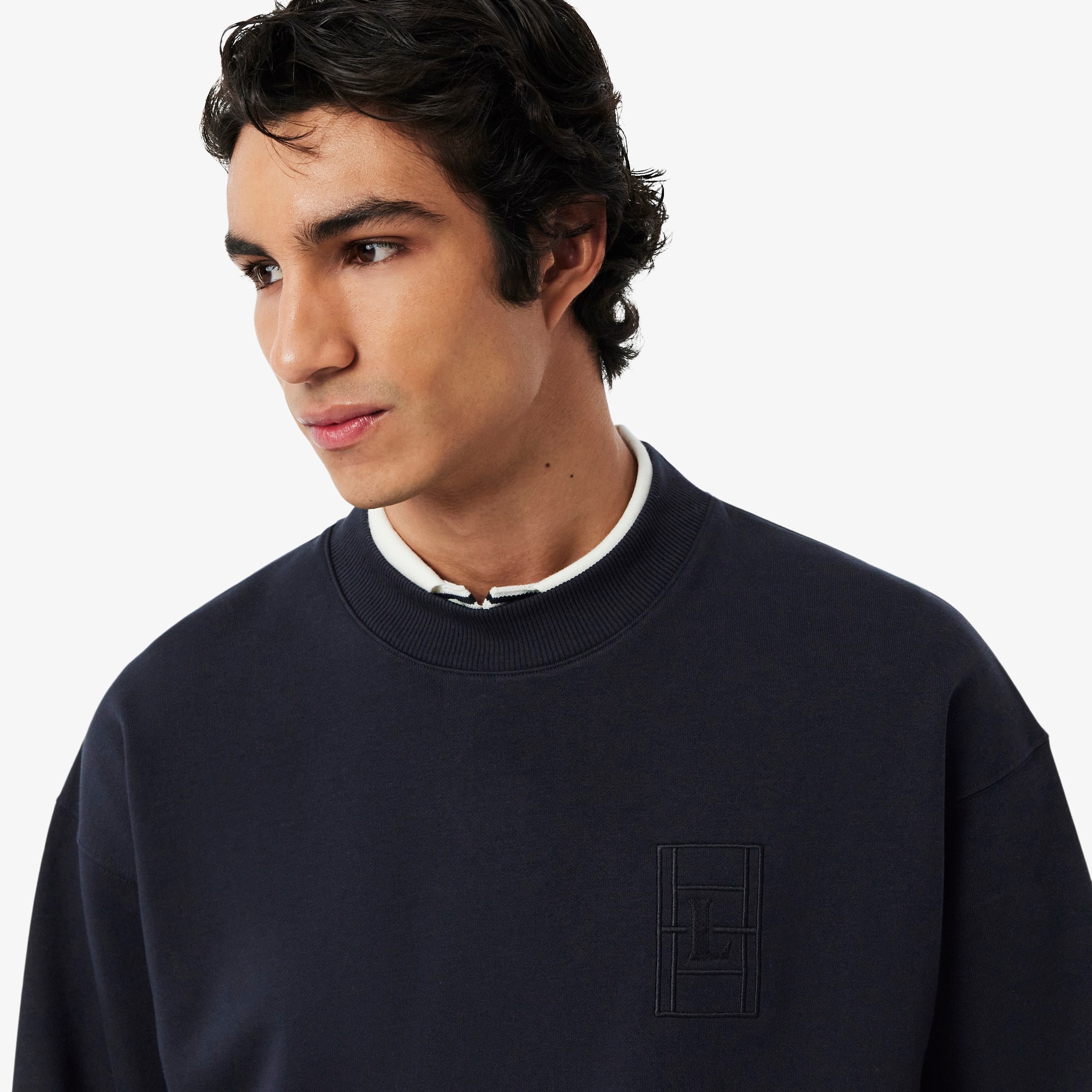 Embroidered Fleece Sweatshirt