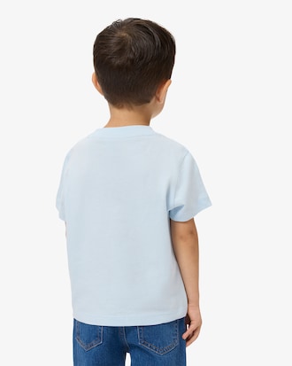 Crocodile Embroidery Cotton T-shirt