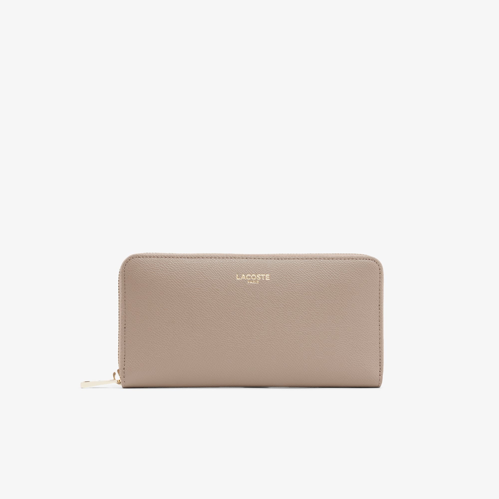 Lacoste Champs-élysées Zipped Billfold - One Size In Sand