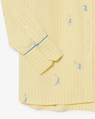 Oversized Shirt with Motifs