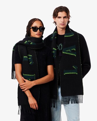 Unisex Branded Wool Scarf