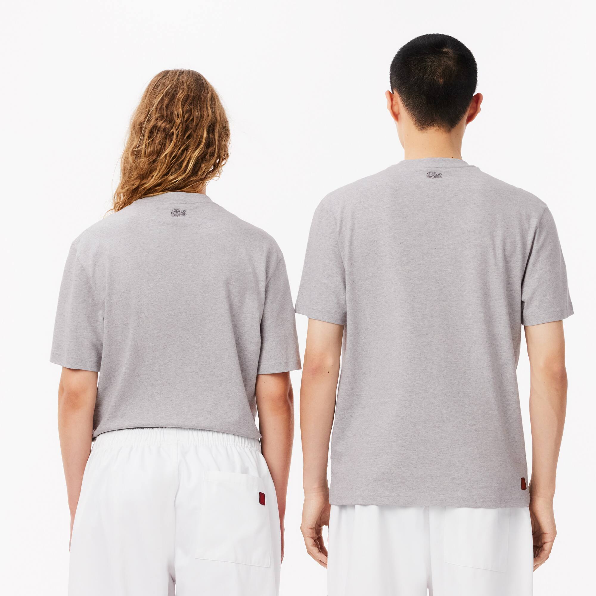 ★Lacoste x CLOT T-Shirt 関税込★ Unisex Lacoste x CLOT Regular Fit Cotton Graphic T-Shirt - T