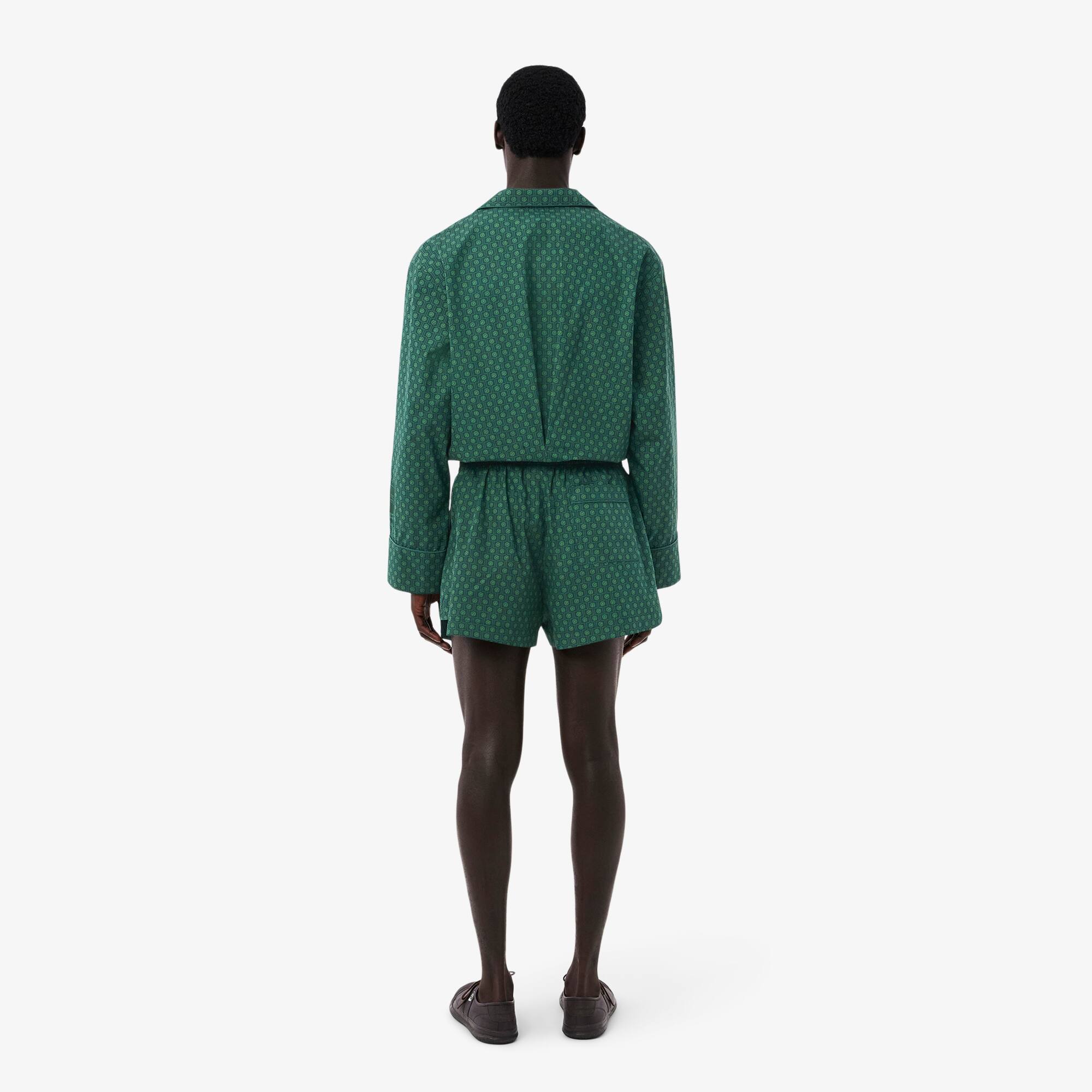 Men's Runway Print Poplin Shorts - Shorts - New In 2026 | Lacoste