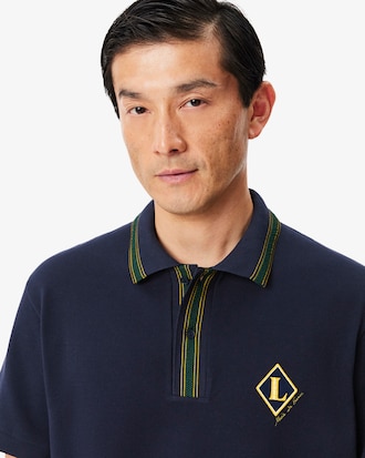 Polo con Insignia de Corte Cl&aacute;sico Fabricado en Francia
