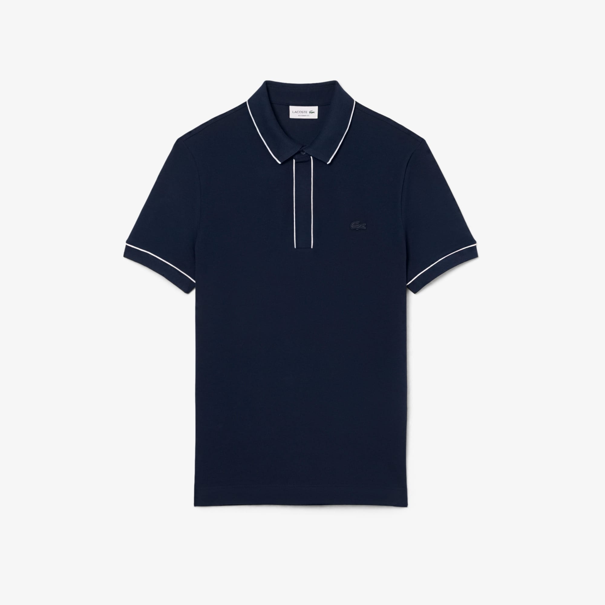 Men's Regular Fit Paris Stretch Piqué Polo - Polo Shirts - New In