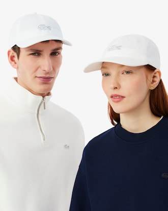 Casquette badge twill de coton