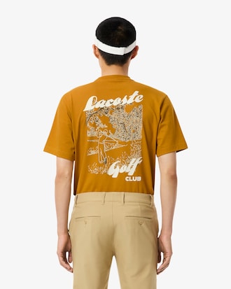 Men's Relaxed Fit Printed Golf T-Shirt