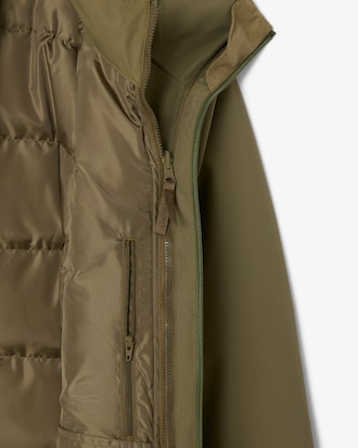 Men's 3-in-1 Water-Repellent Padded Parka