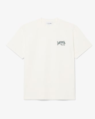 Playera de Tejido Jersey de Algod&oacute;n Grueso con Bordado
