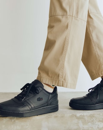 Men's T-Clip Leather Sneakers