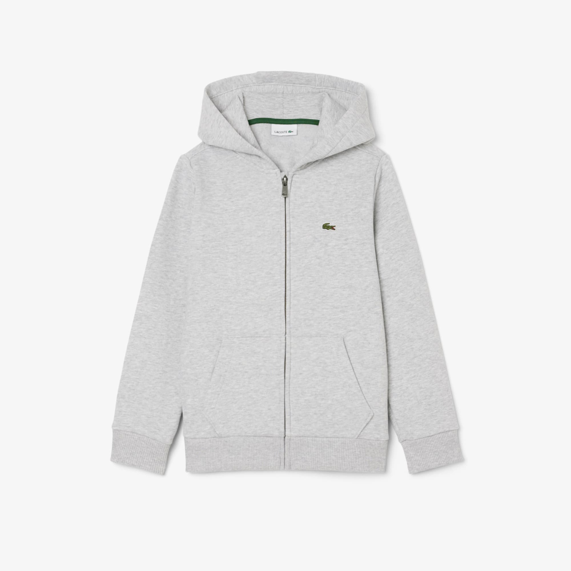 Lacoste Kids' Fleece Hoodie - 16 Years In Gray