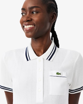 Slim Fit French Made Ribbed Polo