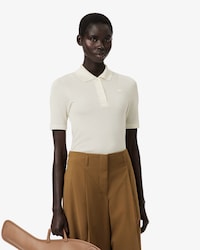 Runway Slim Fit Silk Mini-Piqu&eacute; Polo Shirt