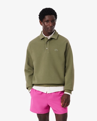 Men's Loose Fit Piqué Sweatshirt
