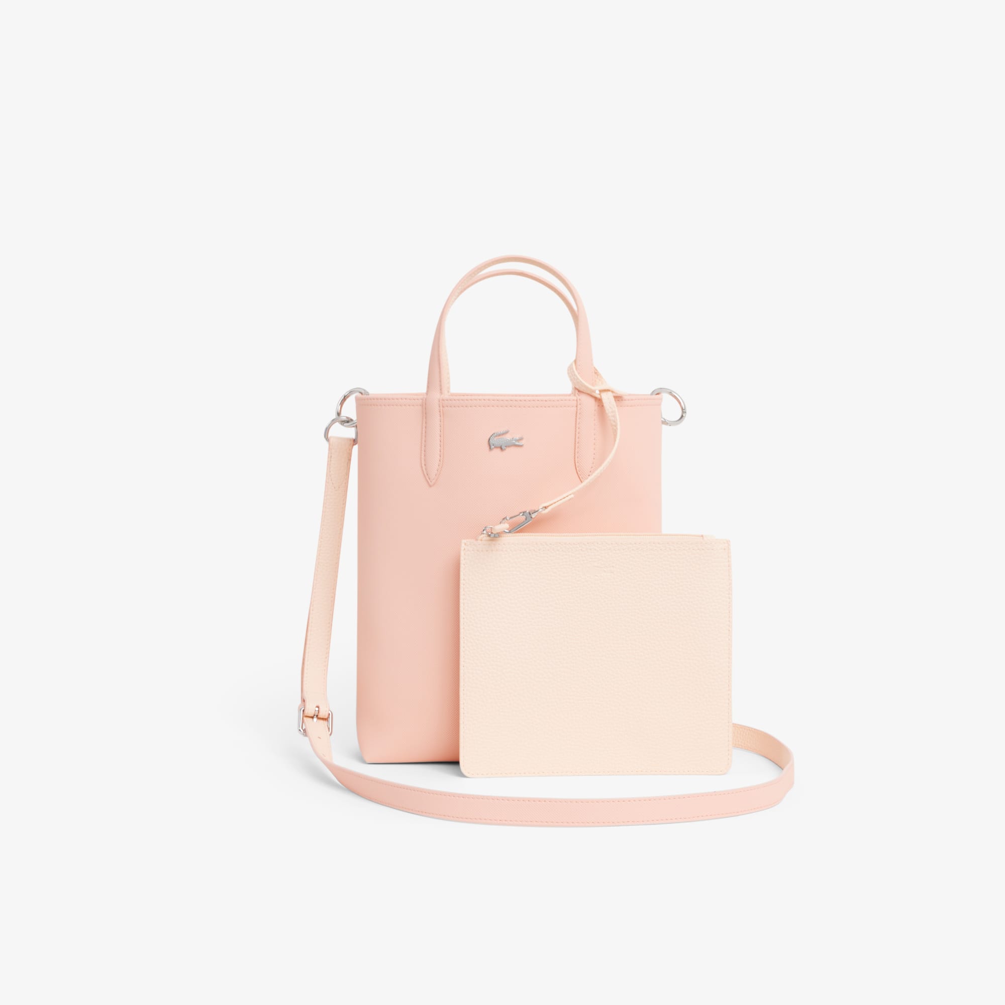Lacoste Anna Vertical Reversible Tote - One Size In Pink