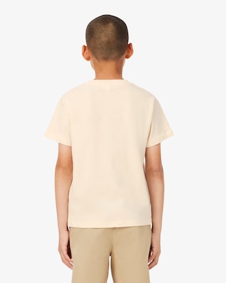 Playera de Algod&oacute;n con Bordado de Cocodrilo