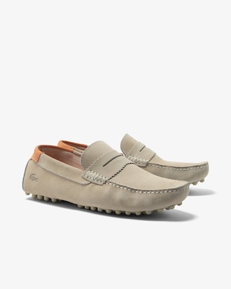 Men's Concours Leather Heel Pop Loafers