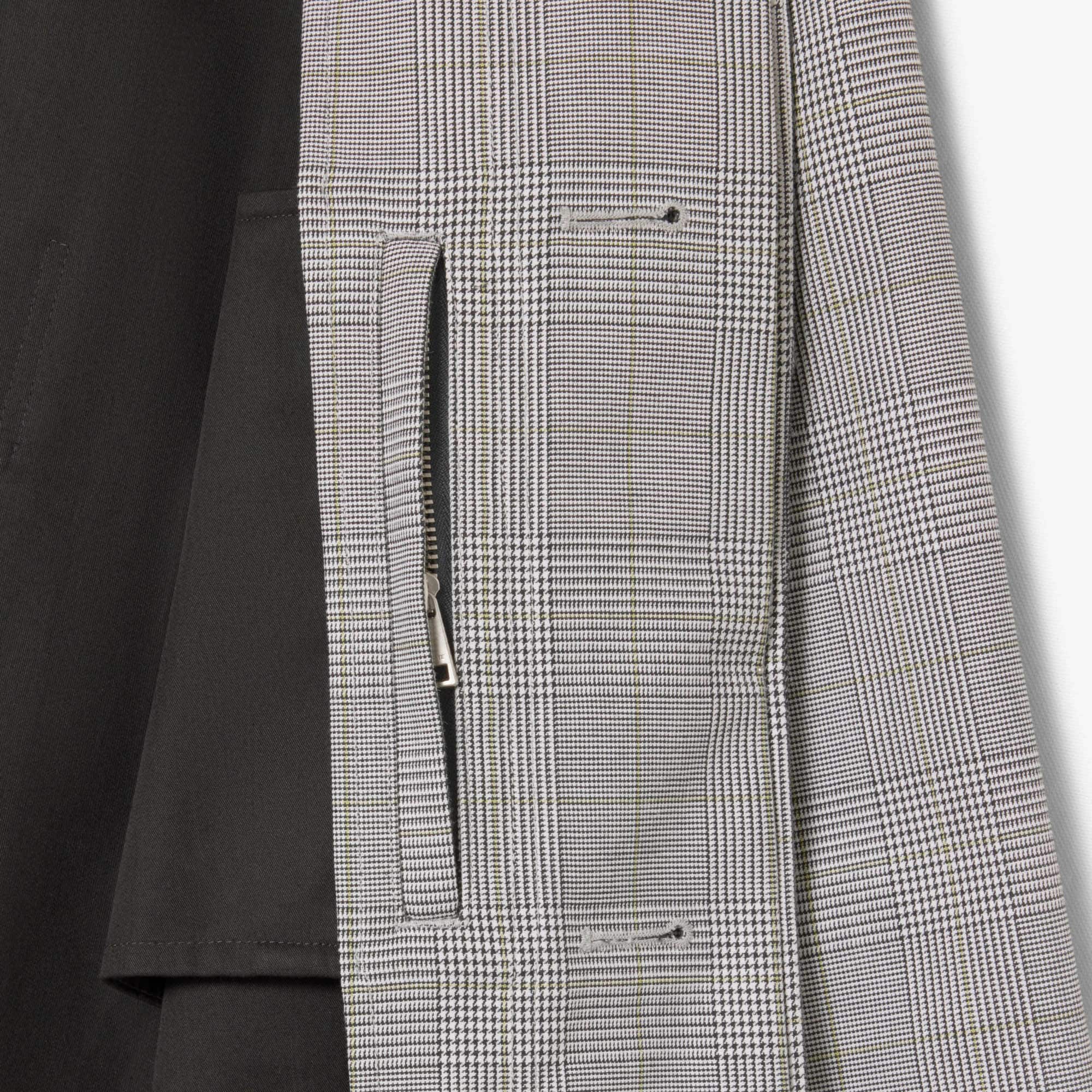 Men's Water-Repellent Plaid Trench Coat - Jackets & Coats - New In