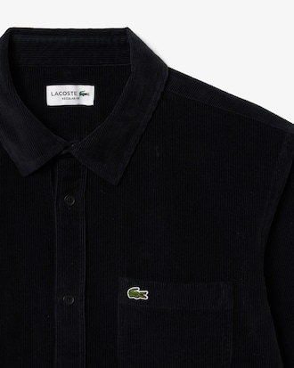 Men's Regular Fit Velour Shirt