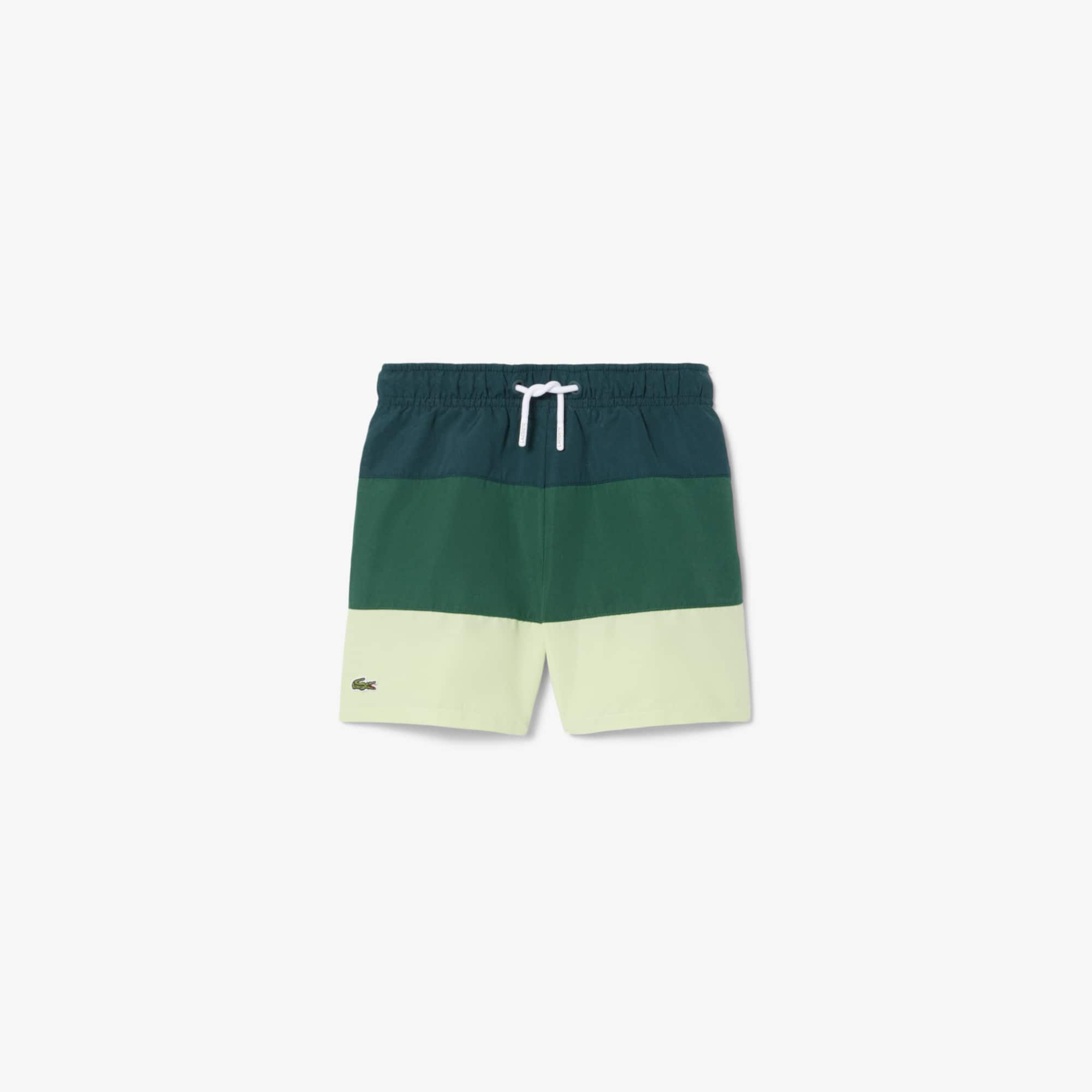 Striped Swim Trunks