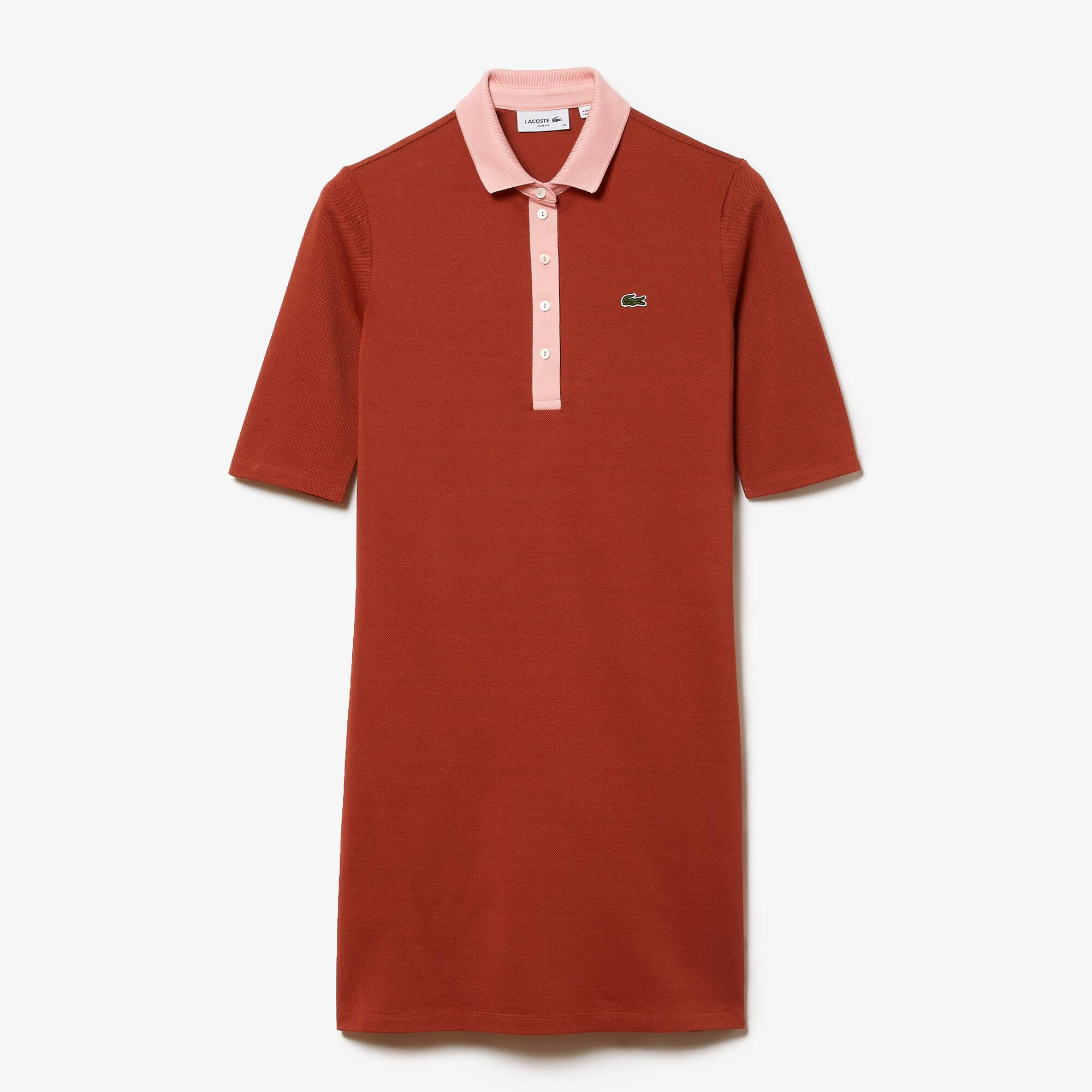 Women's Premium Cotton Piqué Polo Dress - Dresses & Skirts