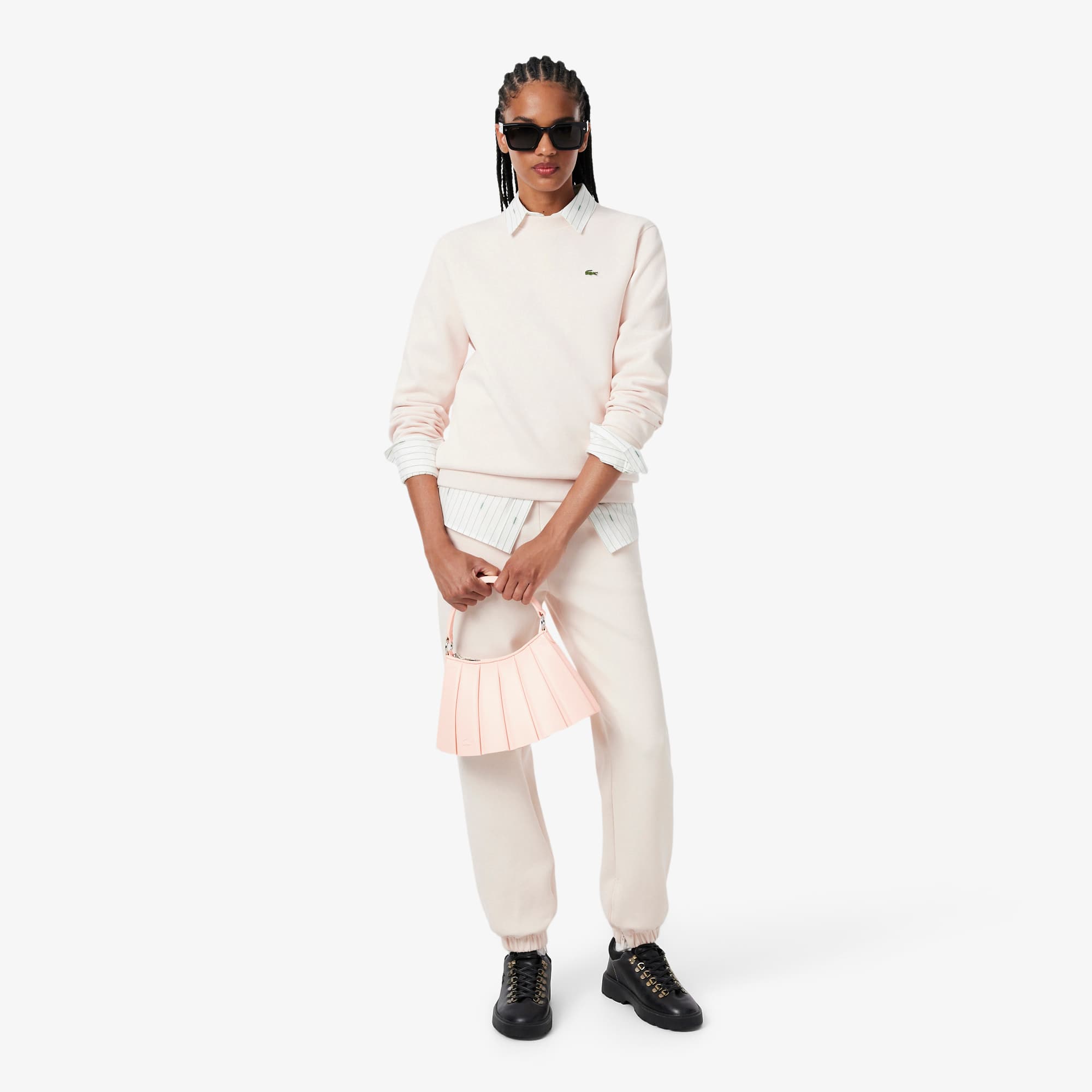 LEOHEX　極薄　シャイニー　レオタード ベージュ Tバック L　グレー Small Lenglen Leather Bag - Bags - New In 2026 | Lacoste