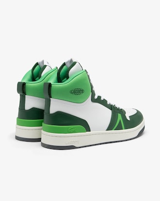 Men's L001 Mid Contrasted Leather Sneakers