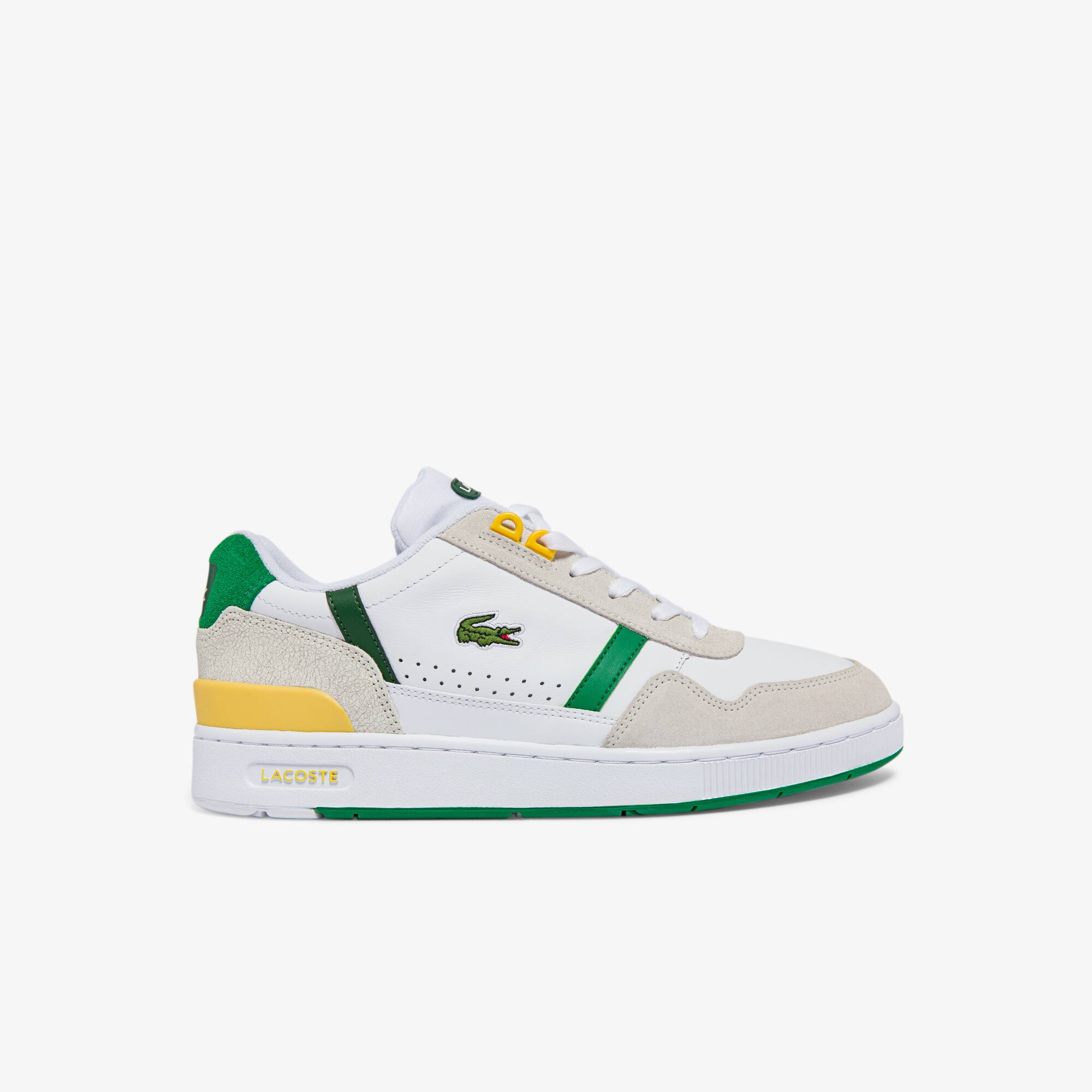 LACOSTE スニーカー Men's T-Clip Leather and Suede Sneakers - Sneakers - New In 2026