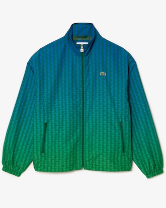 Chamarra con monograma estampado en d&eacute;grad&eacute;