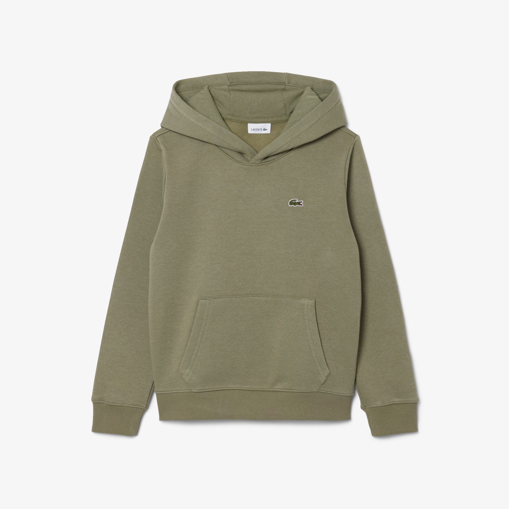 Lacoste Unisex Fleece Hoodie - 10 Years In Green