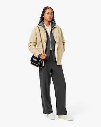 Bolso Satchel Heritage Con Cierre De Solapa Y Lona Para Mujer