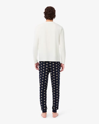 Men's Printed Jersey Pajama Set
