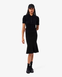 Women's 3D Ribbed Midi Skirt