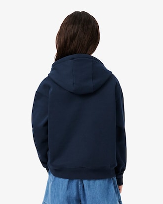 Sweatshirt &agrave; capuche molleton avec patch