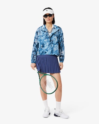 Women's Lightweight Crocodile Print Tennis Jacket