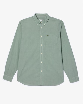 Men's Regular Fit Gingham Poplin Shirt