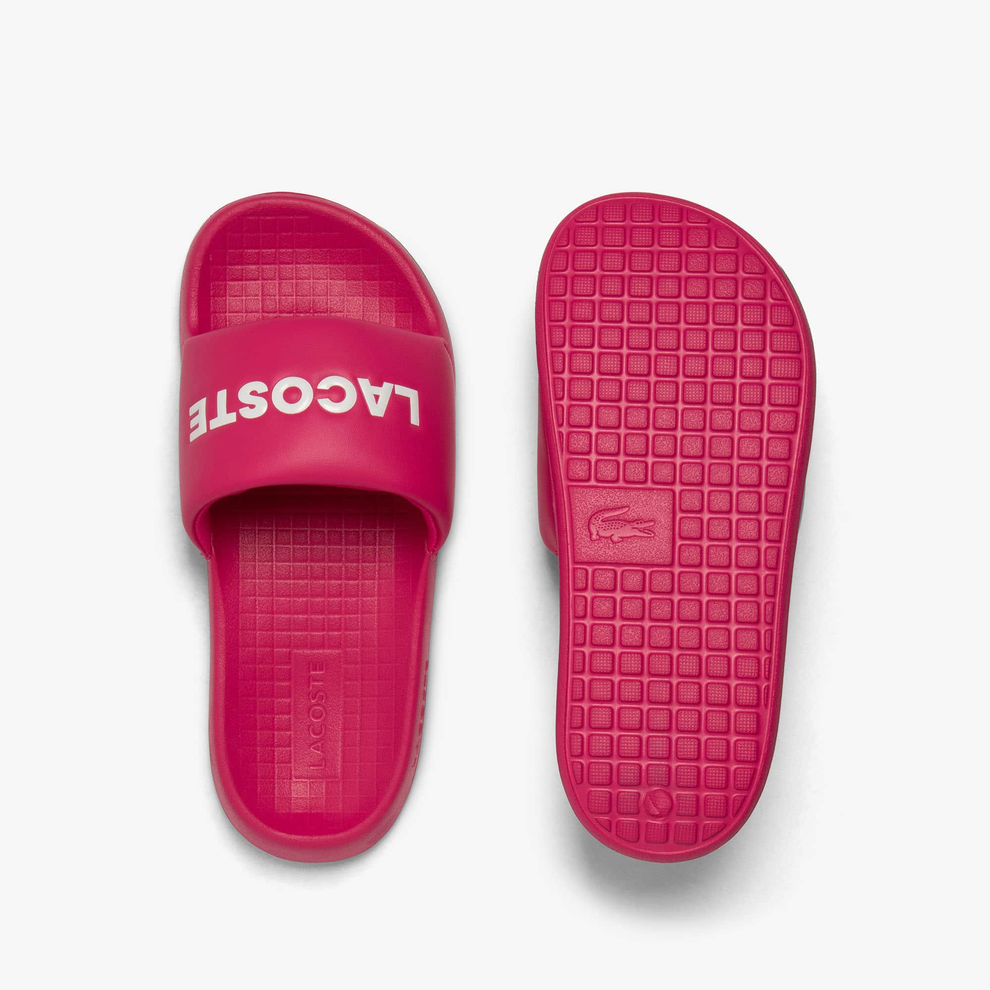 ■LACOSTE■ Women's Serve Slide Light Pink RZ9022W55GAOZ Women's Serve Slide 1.0 - Slides - New In 2025 | Lacoste