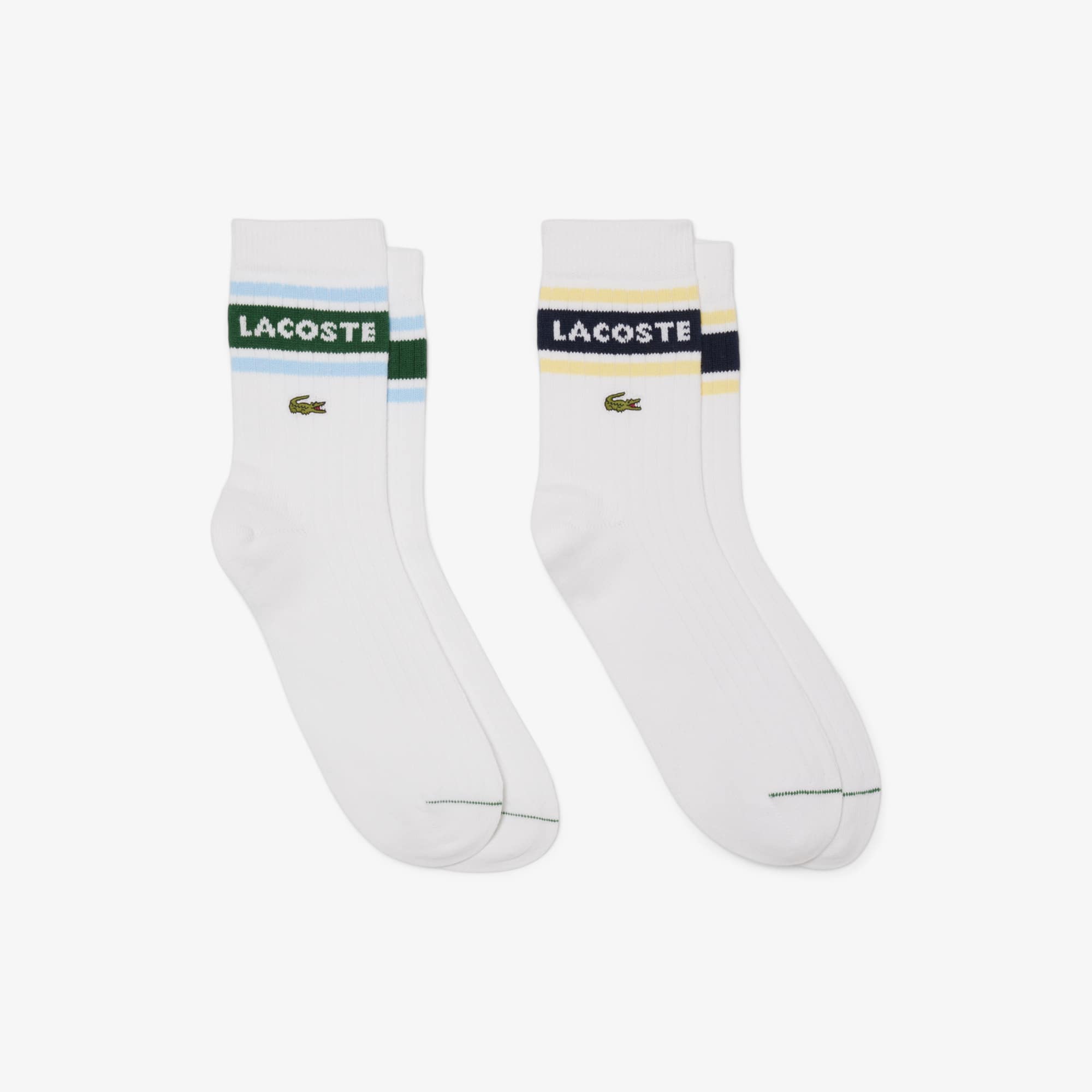 Unisex 2-Pack Ribbed Cotton Socks