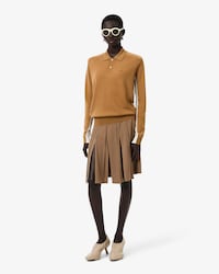 Runway Fluid Pleated Skirt